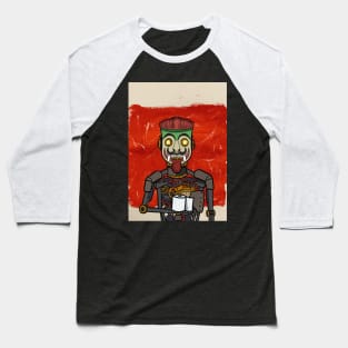 5 - Indian Robotic Charm: Exclusive NFT with Glass Eyes and Steel Skin on TeePublic Baseball T-Shirt